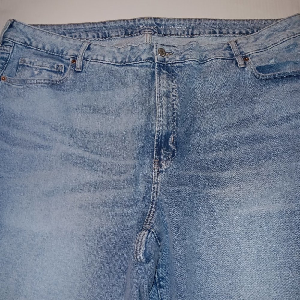 OLD NAVY WOMEN'S HIGH RISE O.G. STRAIGHT ANKLE JEANS